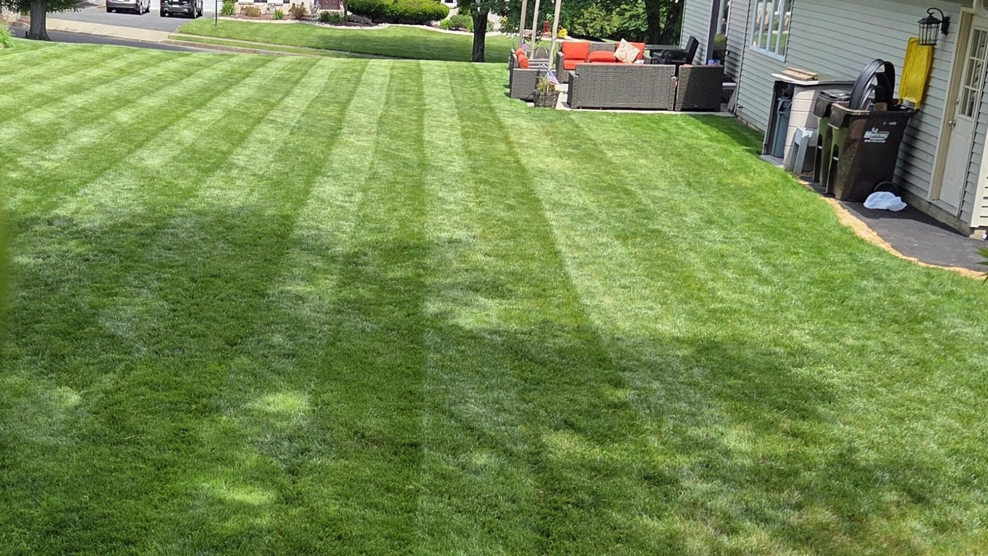Lawn Care Project: Patchy Lawn in Bethlehem, PA Becomes Thick & Lush
