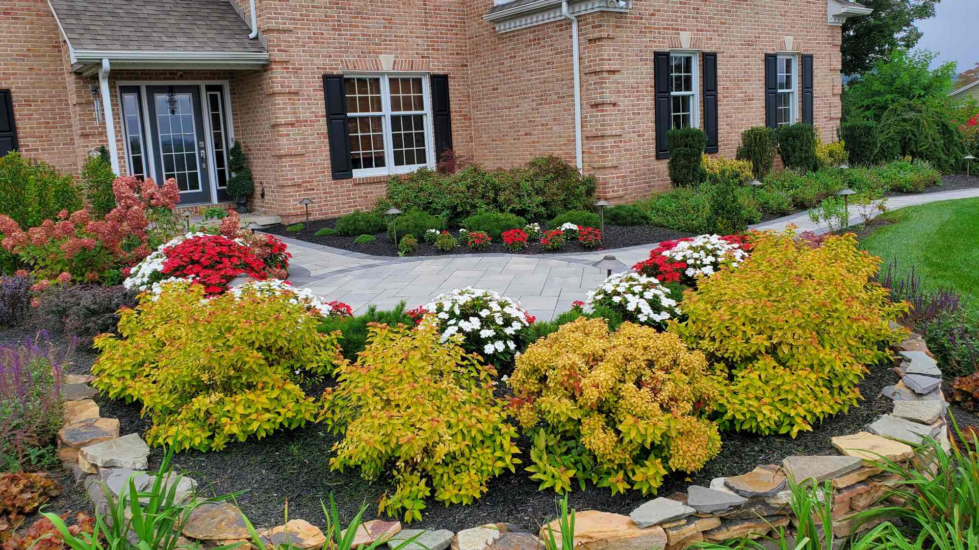 Landscaping maintained by Lehigh Valley in Macungie, PA.