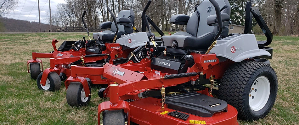 Mowers used by Lehigh Valley Lawn in Macungie, PA.